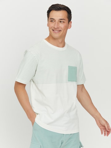 mazine Shirt ' Felton Striped T ' in White: front