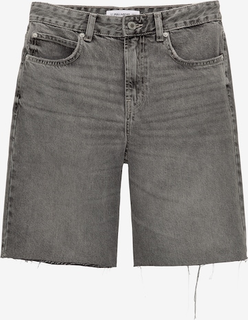 Pull&Bear Jeans in Grijs: voorkant