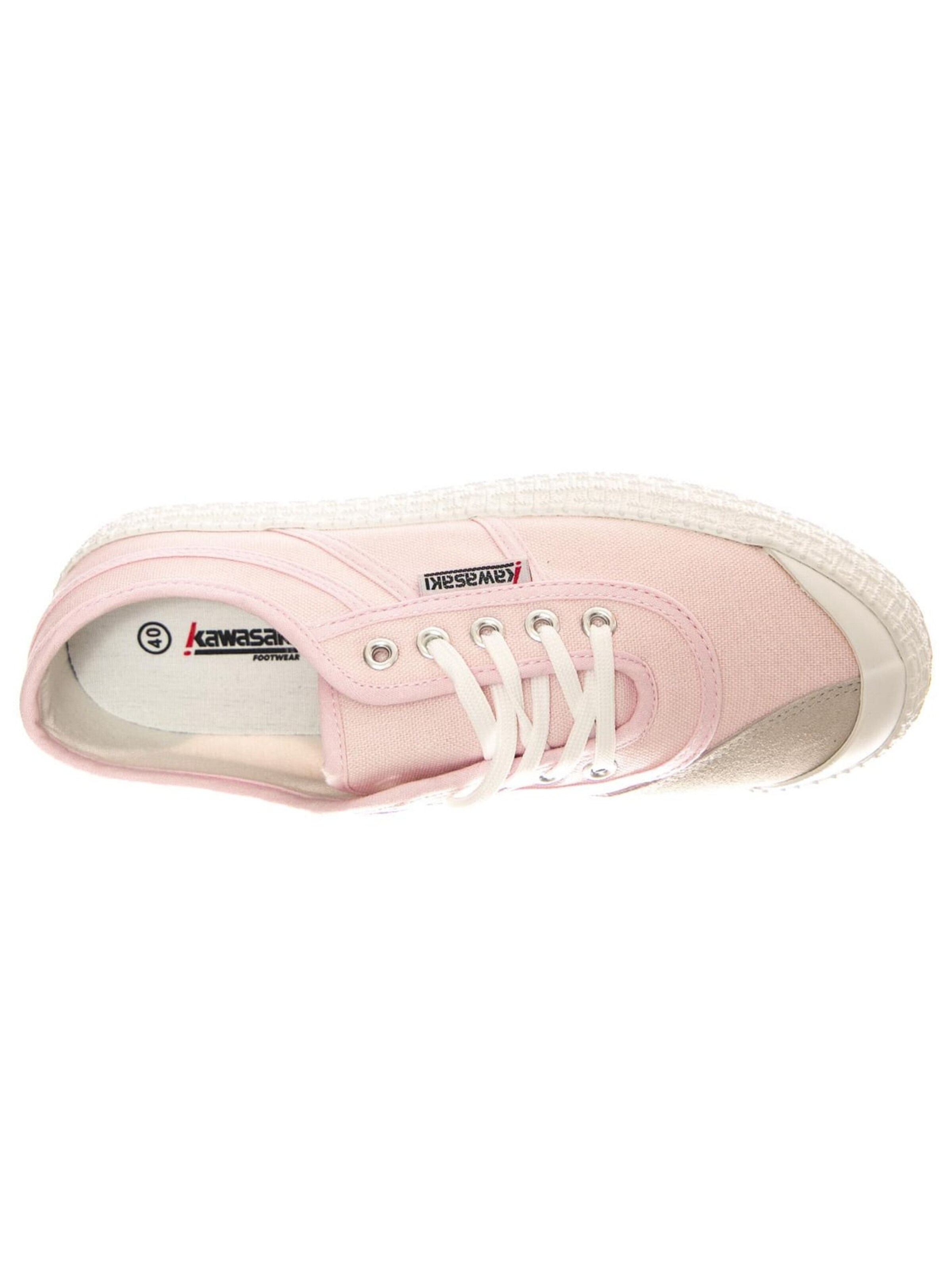 KAWASAKI Sportieve veterschoen in Roze