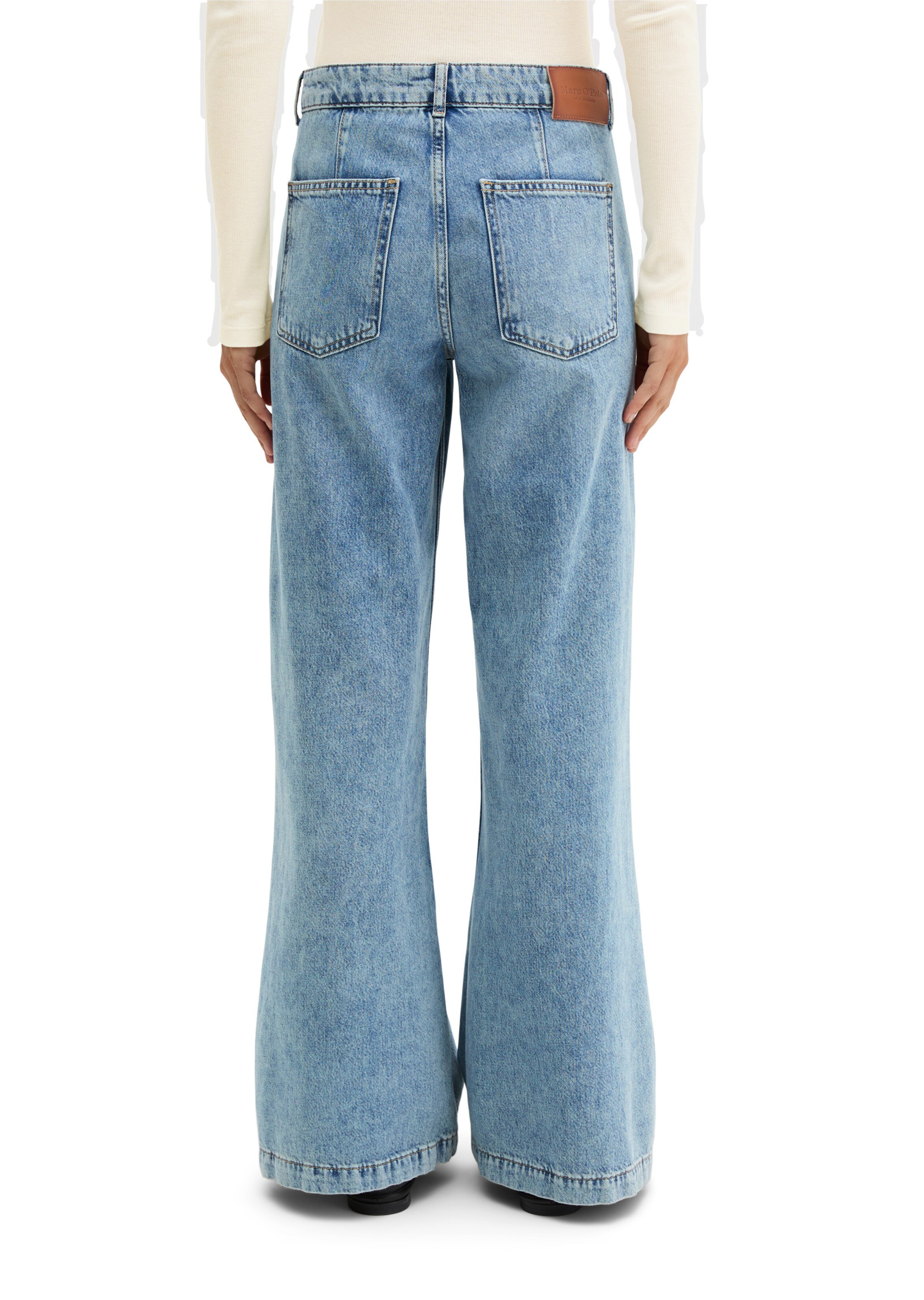 Marc O'Polo Flared Jeans 'Caya' in Blauw