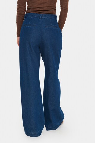 SAINT TROPEZ Wide leg Jeans 'JaclynSZ' in Blue