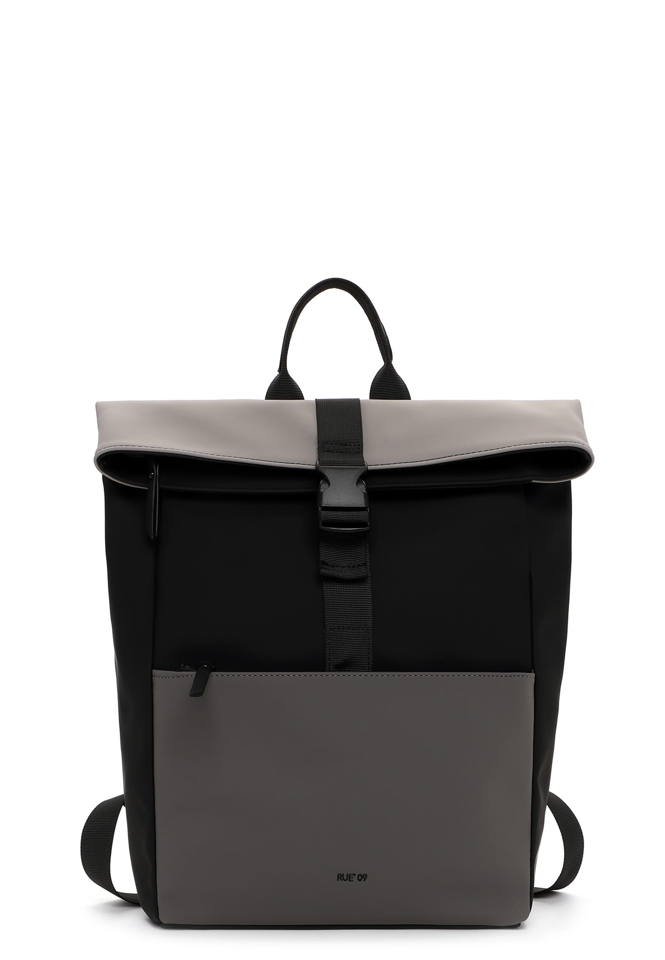 Zaino 'Pessac RUE 09' di Emily & Noah in nero: frontale