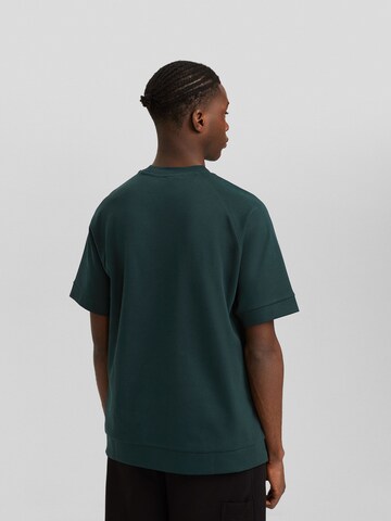 T-Shirt Bershka en vert