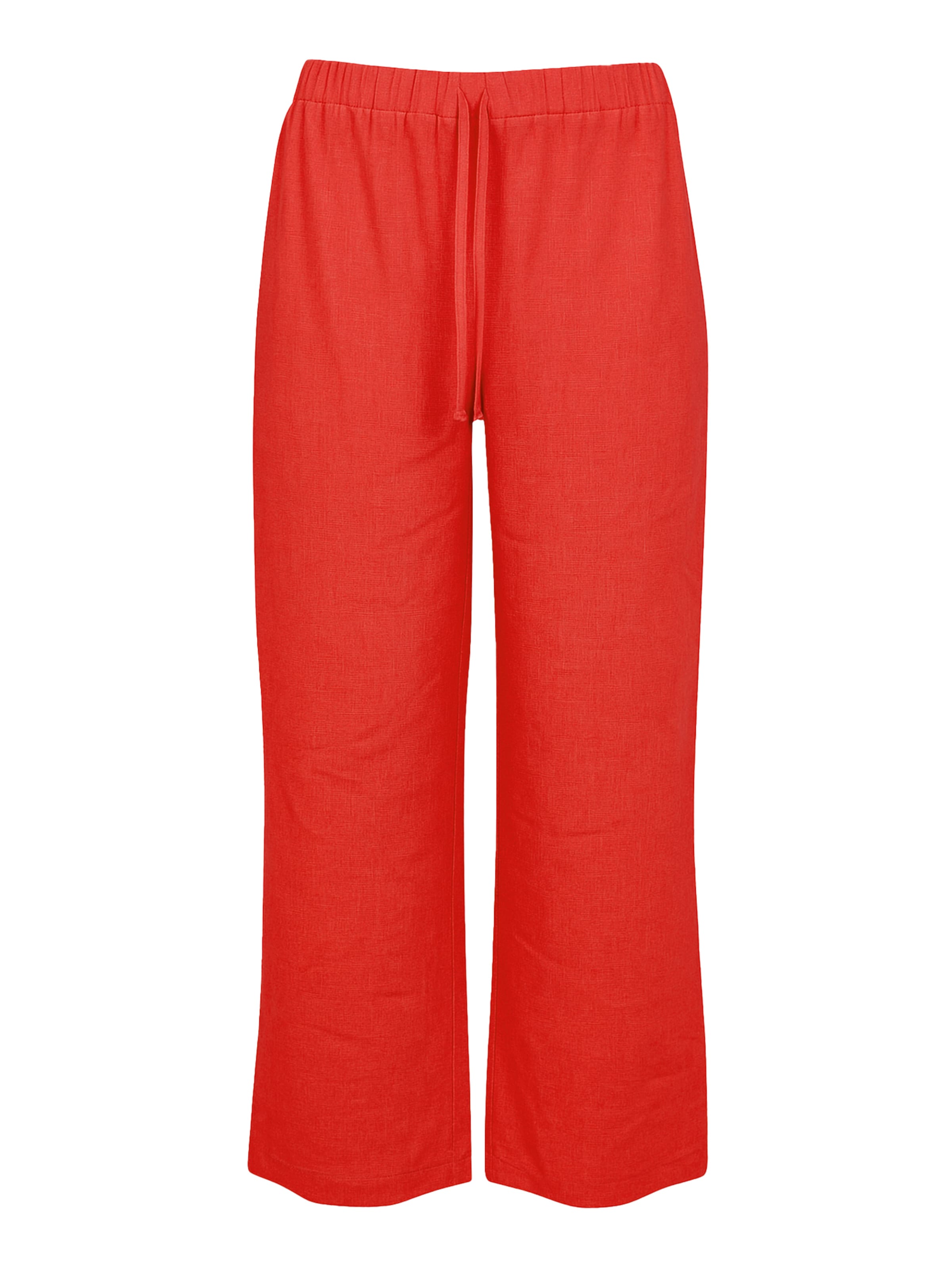 Pantalon YOEK en rouge : devant