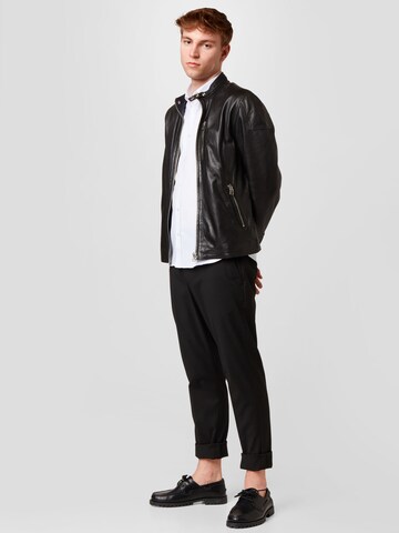 BURTON MENSWEAR LONDON - regular Pantalón de pinzas en negro