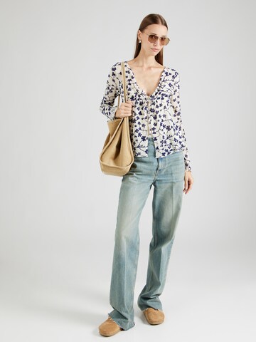 Cardigan 'Gerbera' Motel en beige