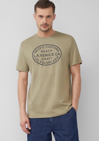 s.Oliver T-Shirt in Grün: Vorderseite