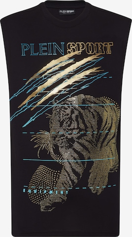 Plein Sport - Camiseta 'Tiger' en negro: frente