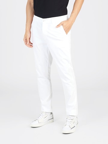 Regular Pantalon chino 'Kaiton' BOSS Black en blanc : devant