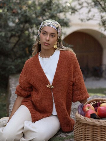 SASSYCLASSY Oversizestrickjacke‌‌‌ in Rot
