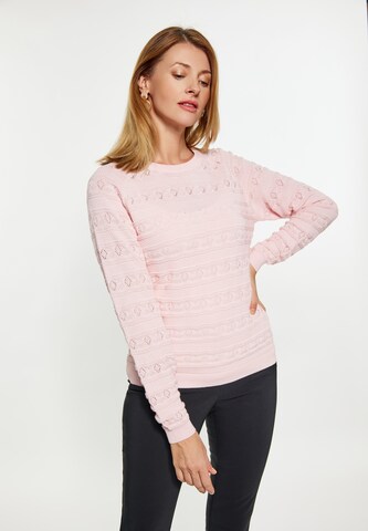 Pull-over Usha en rose : devant