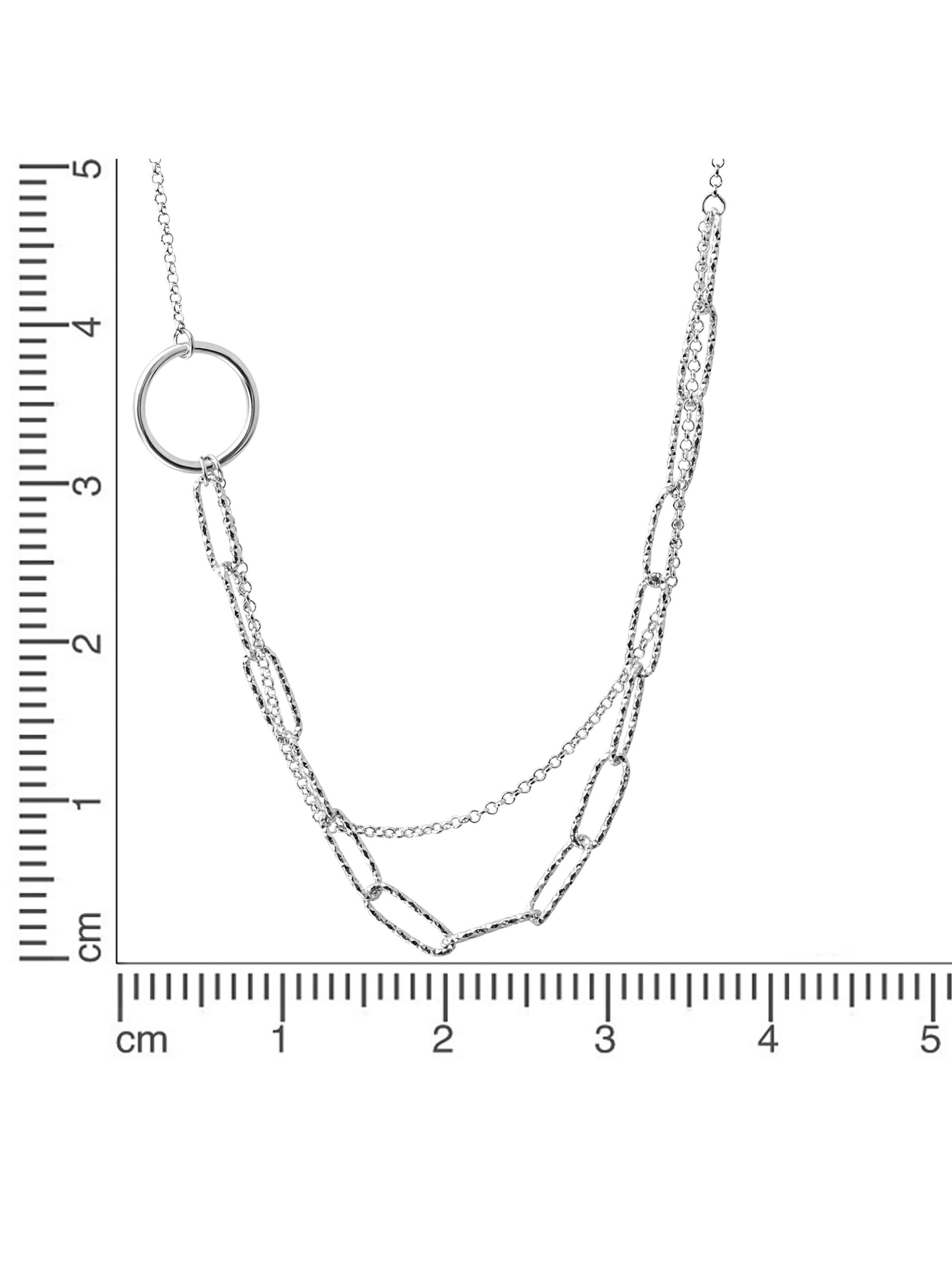Chaîne CELESTA en argent : devant