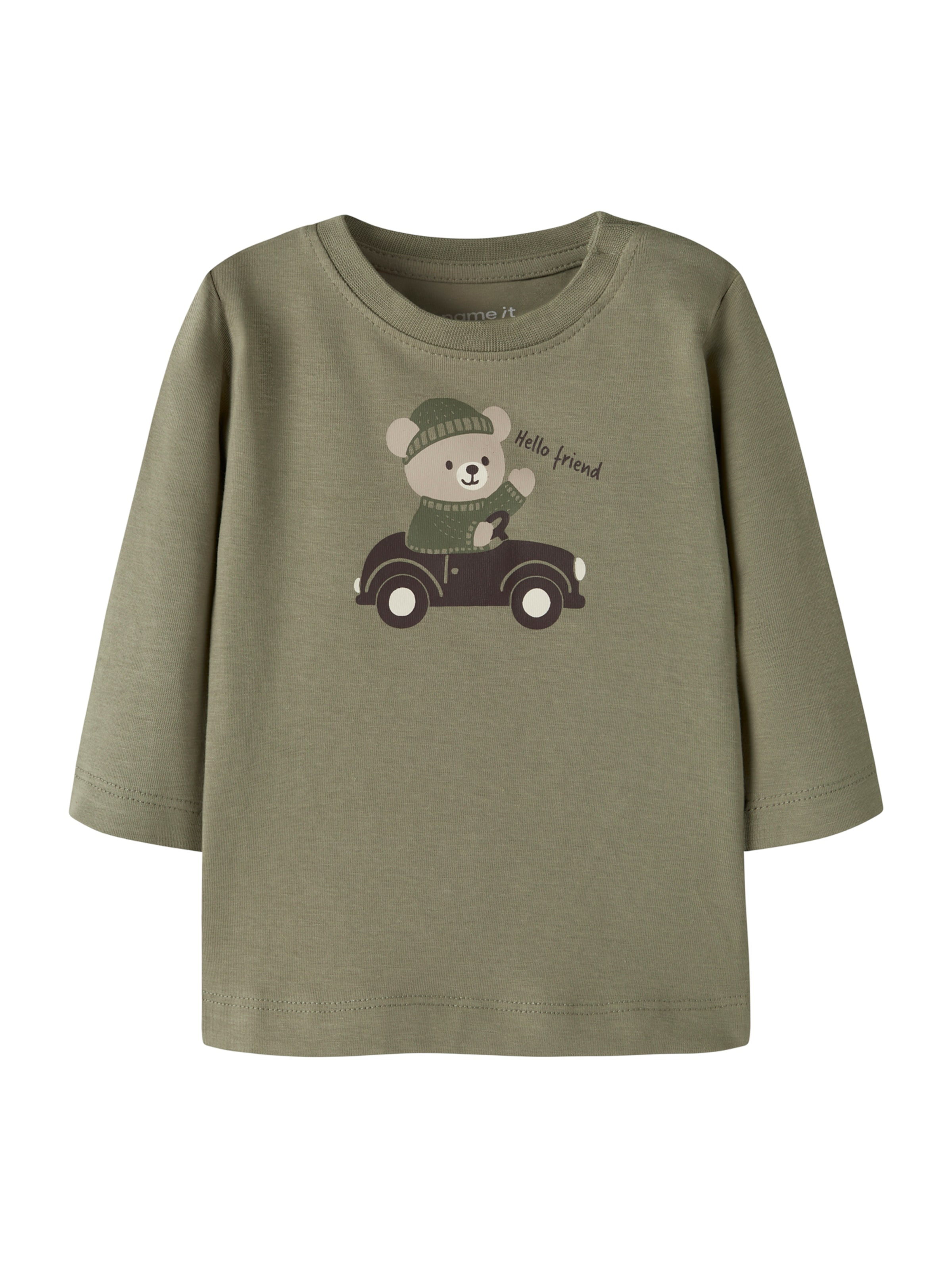 NAME IT Shirt 'NBMOSMAR' in Green: front