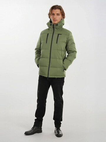 Arctic Seven Winterjas 'AS455' in Groen