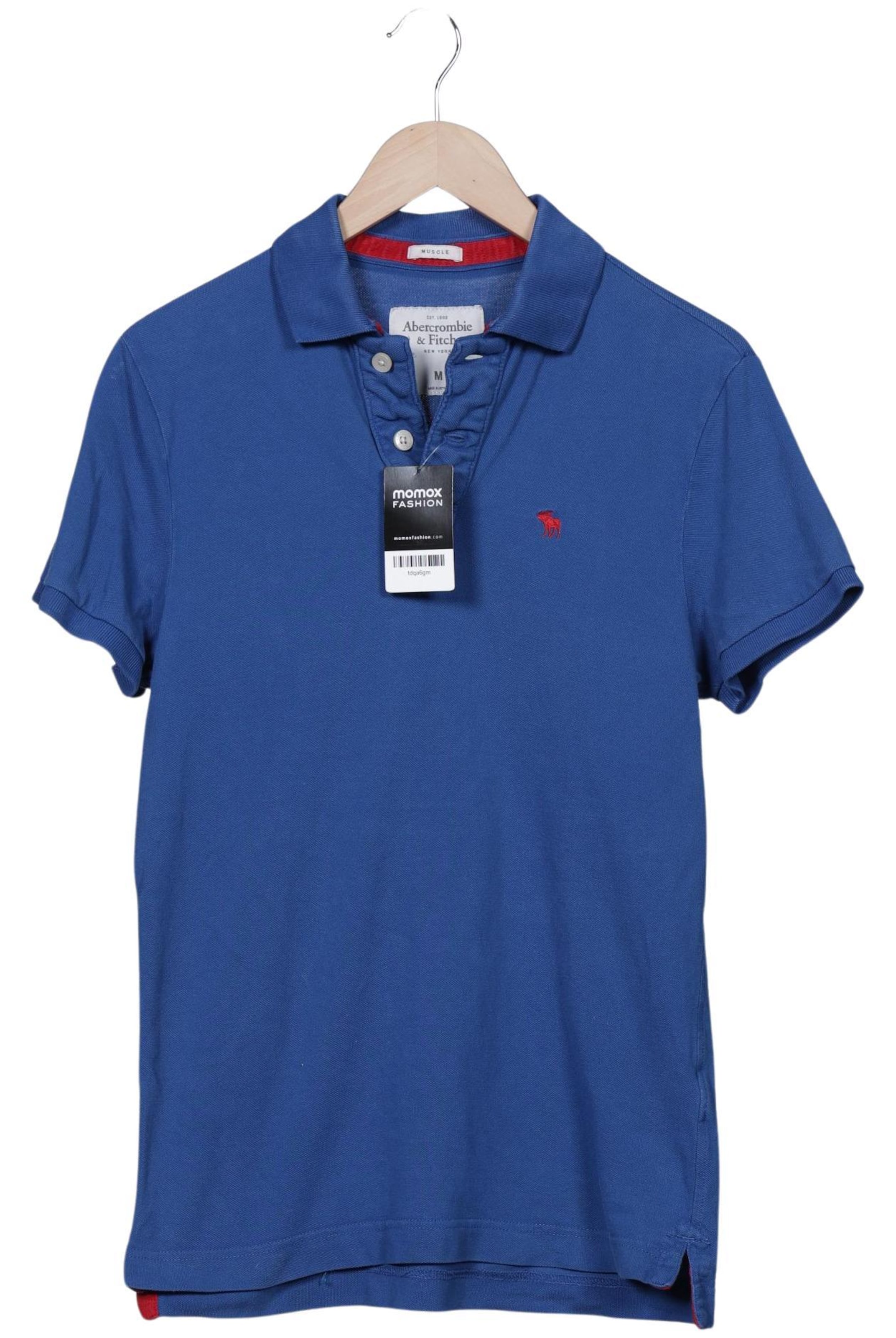 Abercrombie & Fitch Poloshirt in M in blau, Produktansicht