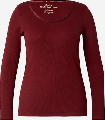 ONLY Carmakoma Shirts 'CARRIBBI' i rød: forside