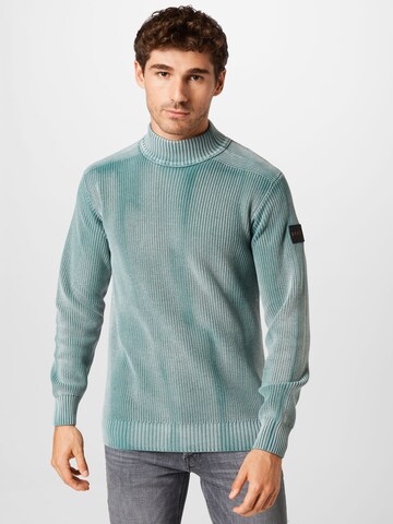 BOSS Orange - Pullover 'Katreat' em verde: frente