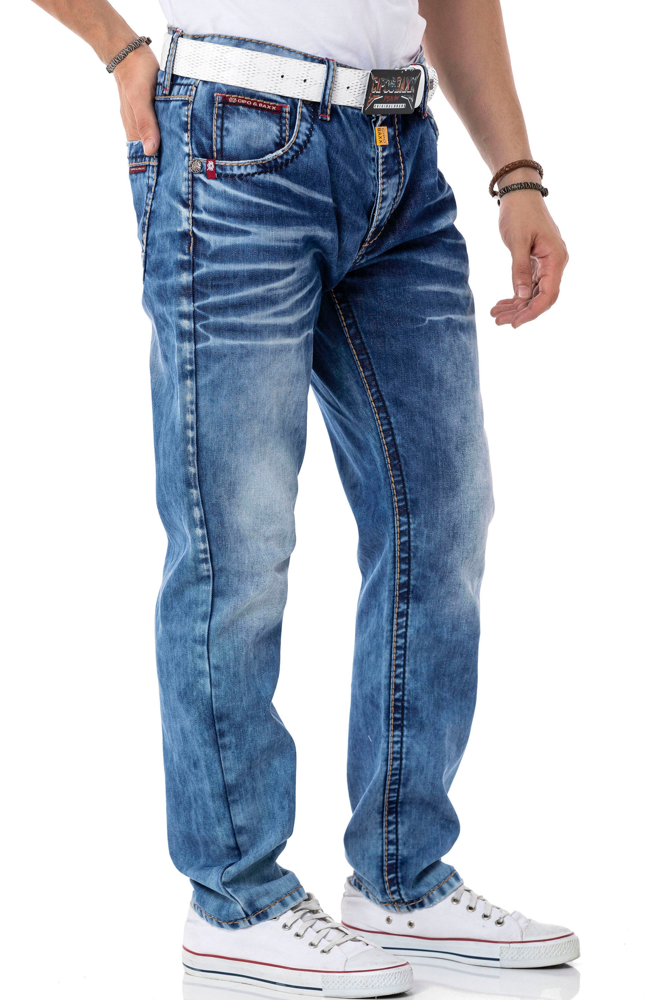 CIPO & BAXX Regular Jeans in Blue