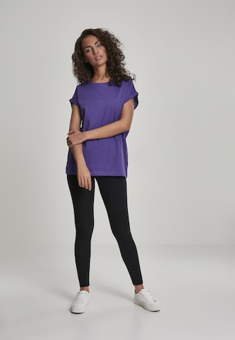 purpurinė Urban Classics Marškinėliai
