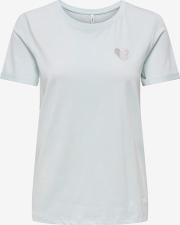 T-shirt 'ONLKITA' ONLY en bleu : devant