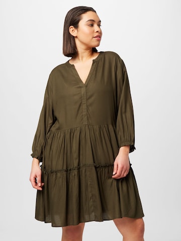 Robe 'Isabell Dress' ABOUT YOU Curvy en vert : devant