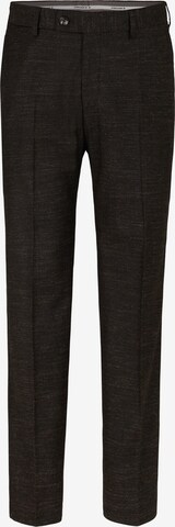 STRELLSON Slim fit Pleated Pants in Grey: front