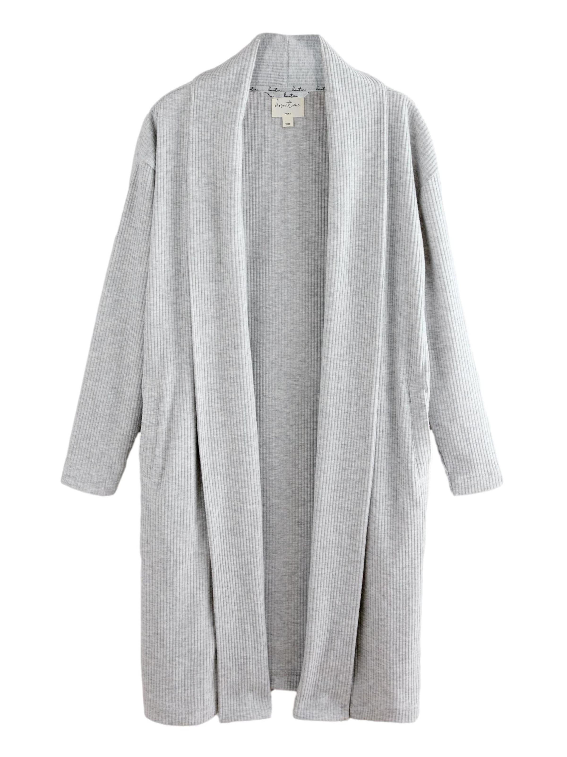 pelēks Next Adīta jaka: no priekšpuses