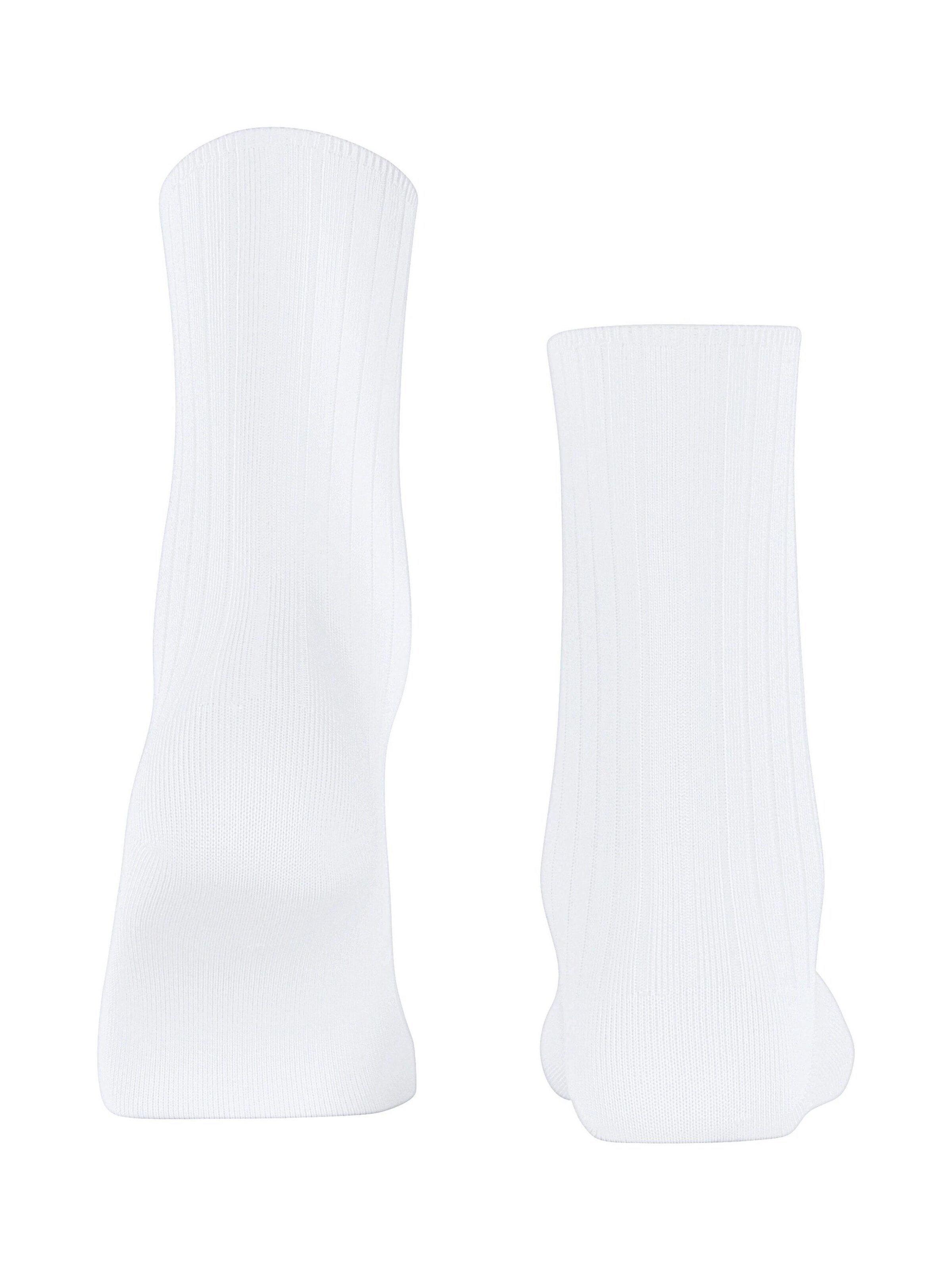 FALKE Socken 'Cotton Rib'‌‌ in Weiß