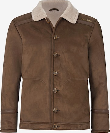 Jan Vanderstorm Between-Season Jacket 'Lothar' in Brown: front