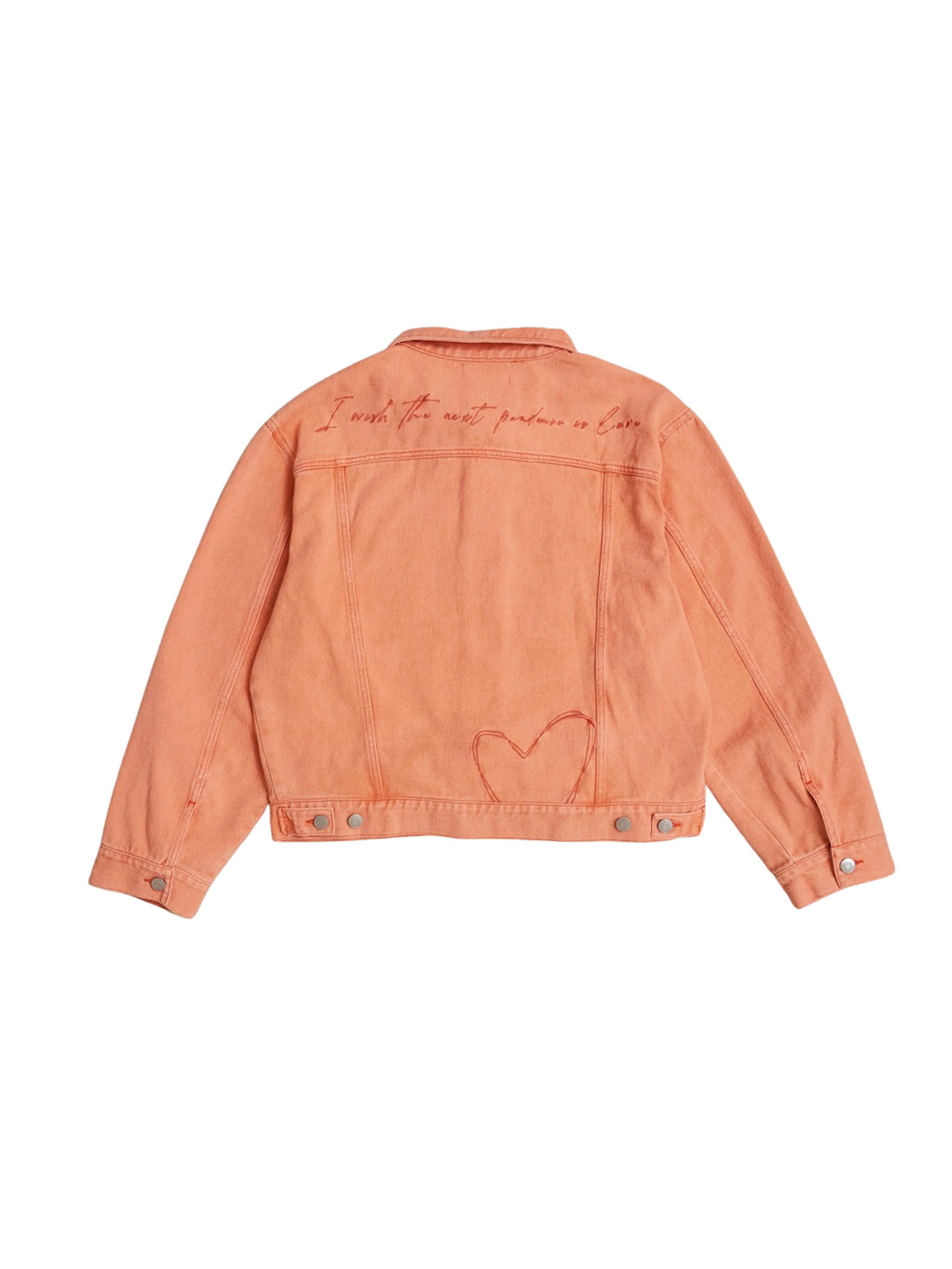 THE ODDS Tussenjas 'Jeans jacket/ LMTD edition' in Oranje