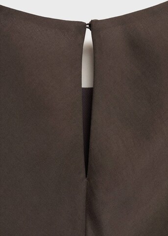 MANGO Kleid 'Cava' in Braun