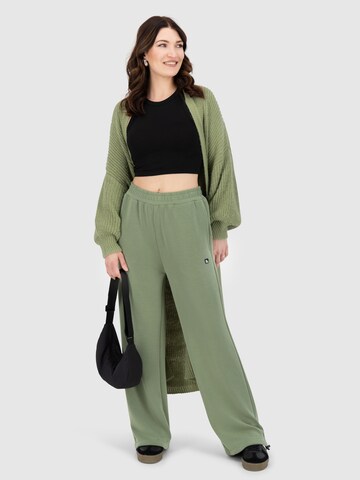 Alife and Kickin Wide leg Broek 'AKFrenja' in Groen