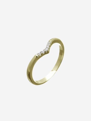 THE GEM STORIES JEWELRY - Anillo 'V 925' en oro: frente