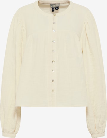 DreiMaster Vintage Blouse in White: front