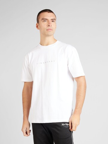 T-Shirt Lindbergh en blanc : devant