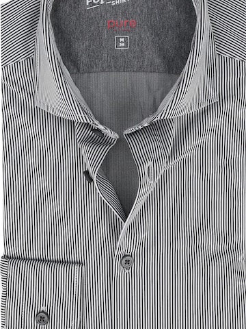 PURE Slim fit Overhemd in Zwart