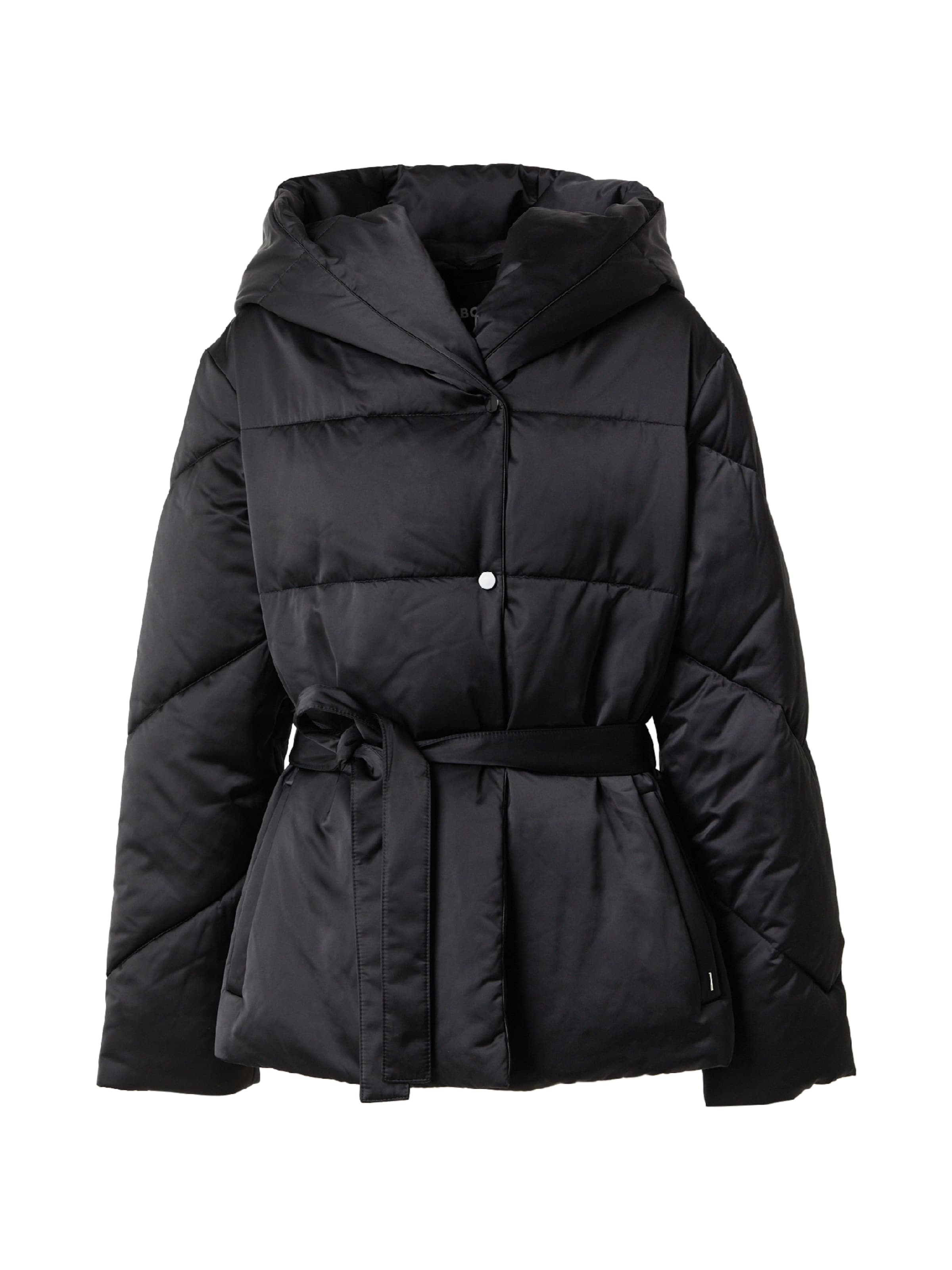 BOSS Зимняя куртка 'Plyssa' в Черный: спереди