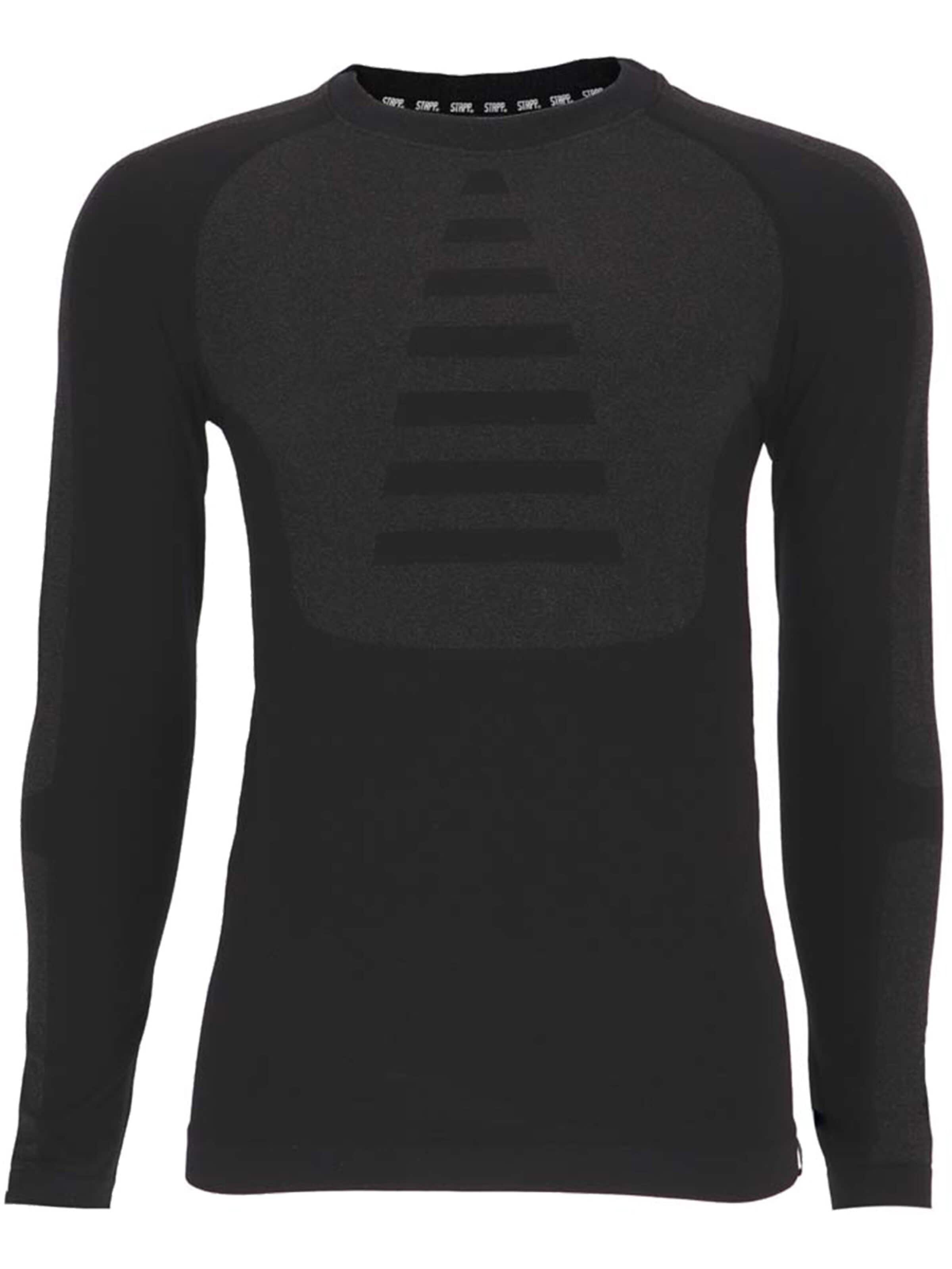 Stapp Shirt 'Stapp heat in schwarz' in Black: front