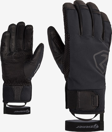 ZIENER Athletic Gloves 'GASPAR AS(R) PR' in Black: front