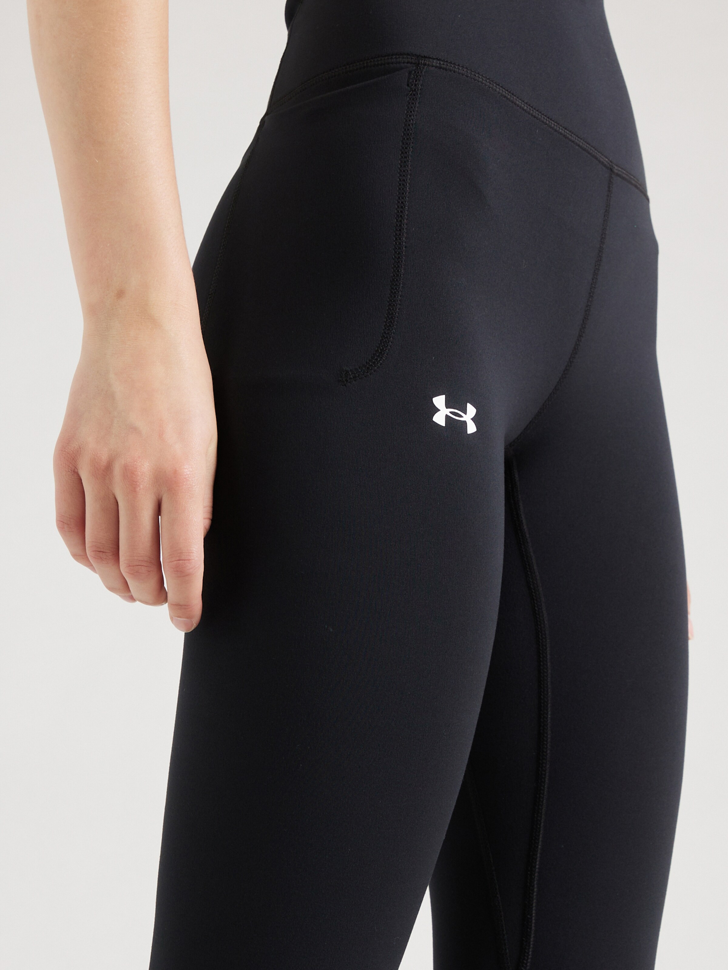 UNDER ARMOUR Skinny Workout Pants Meridian in Black ABOUT YOU