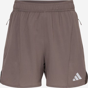 ADIDAS PERFORMANCE Regular Sports trousers 'D4T' in Grey: front