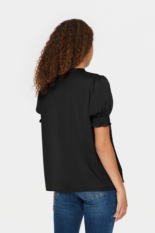 SAINT TROPEZ - Blusa 'Nunni' em preto