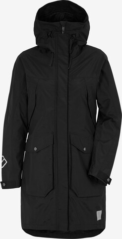 Didriksons Outdoor Coat in Black: front