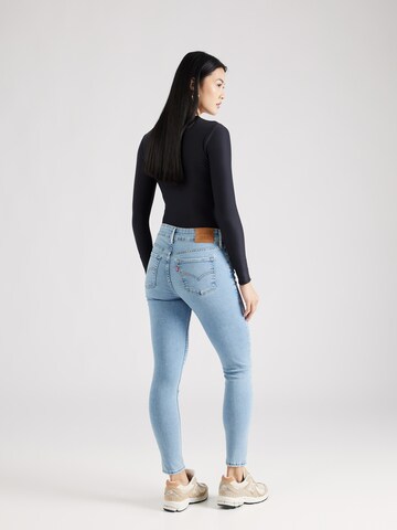 LEVI'S ® Skinny Jeans '711 Double Button' in Blauw