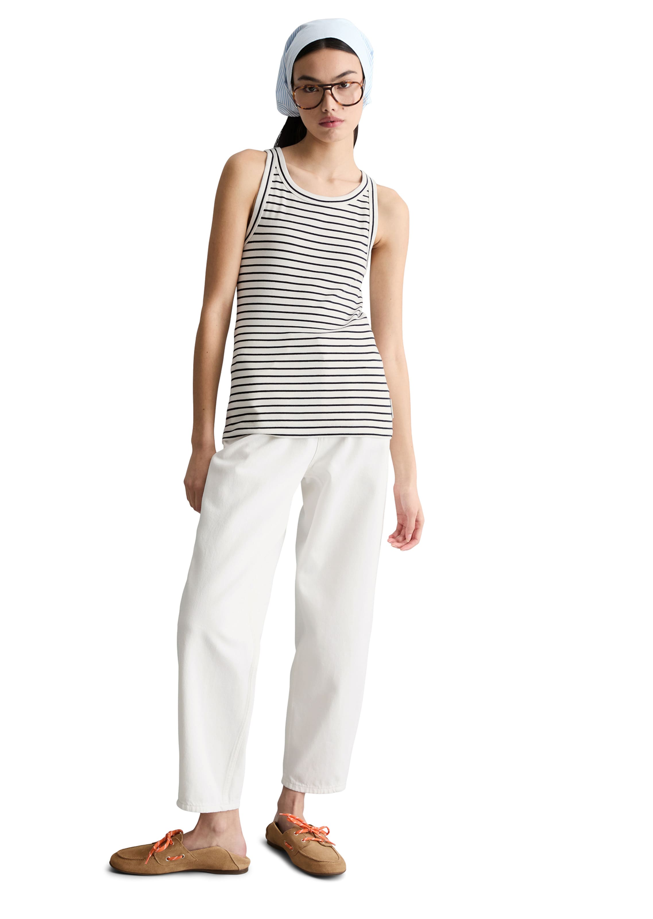 Marc O'Polo DENIM Top in Wit