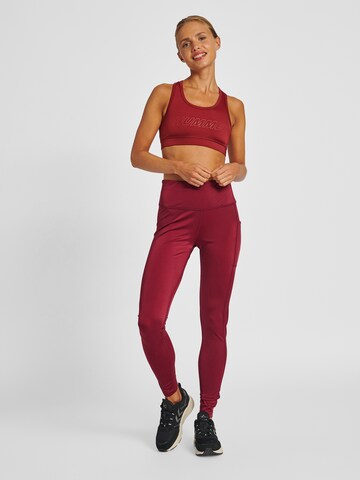 Hummel Bustier Sports-BH i rød
