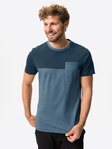 VAUDE Functioneel shirt 'Nevis III' in Blauw: voorkant