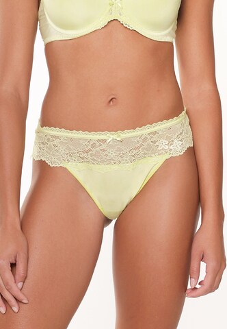 LingaDore Thong 'DAILY' in Yellow: front