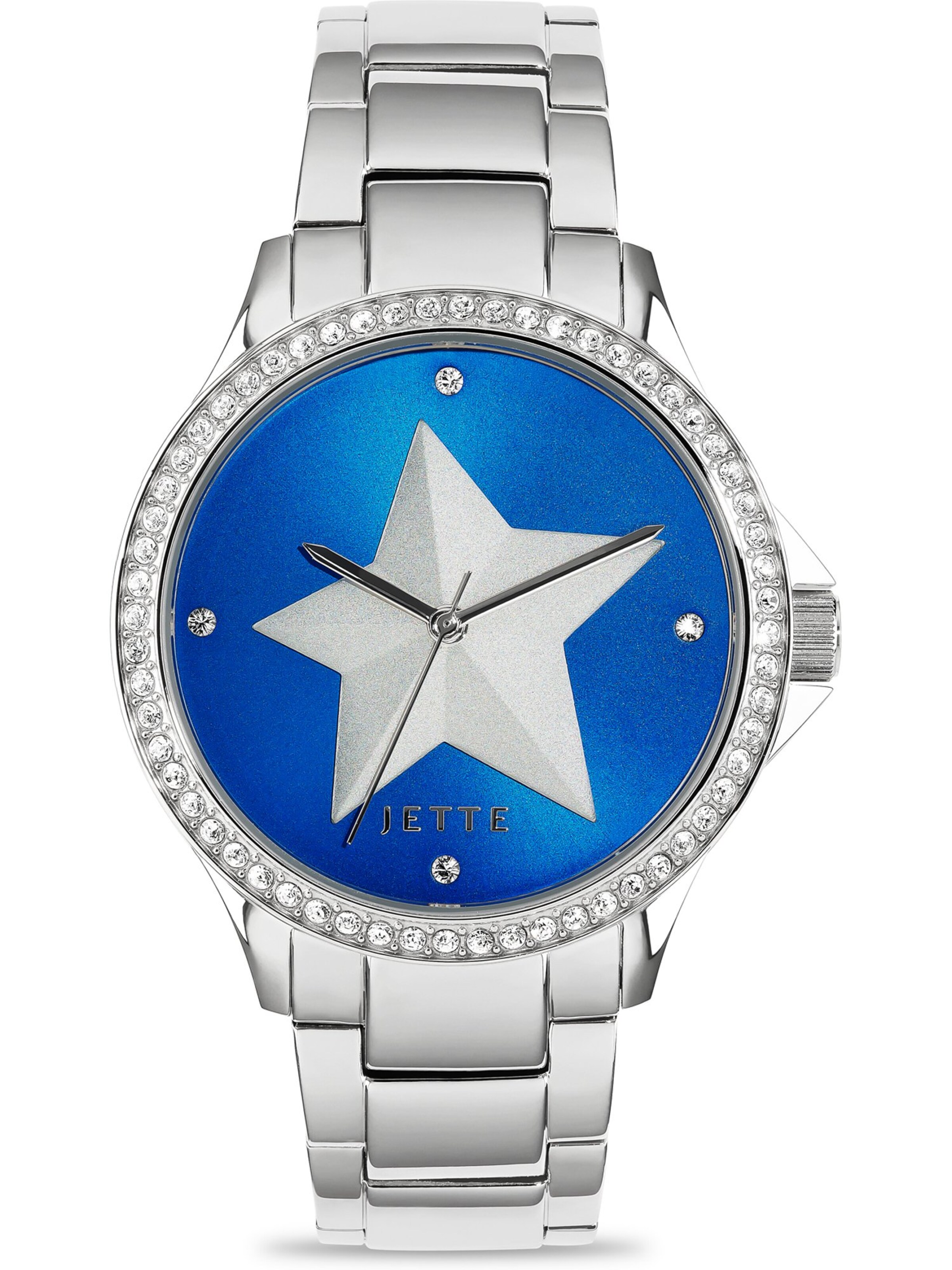 JETTE Analog Watch in Silver: front