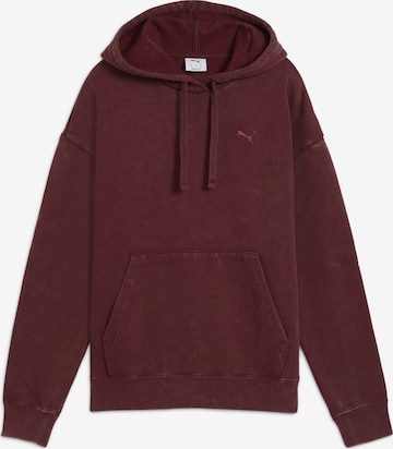 Sweat-shirt 'Essentials' PUMA en rouge : devant